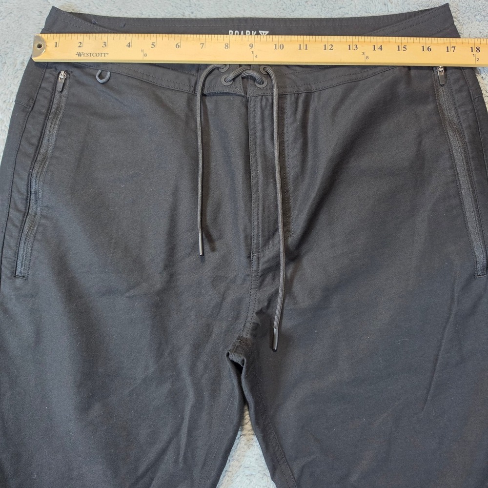 Roark Layover 2.0 Pants Mens 34 Black Travel Tech Utility RP305 Stretch Relaxed - Picture 7 of 10